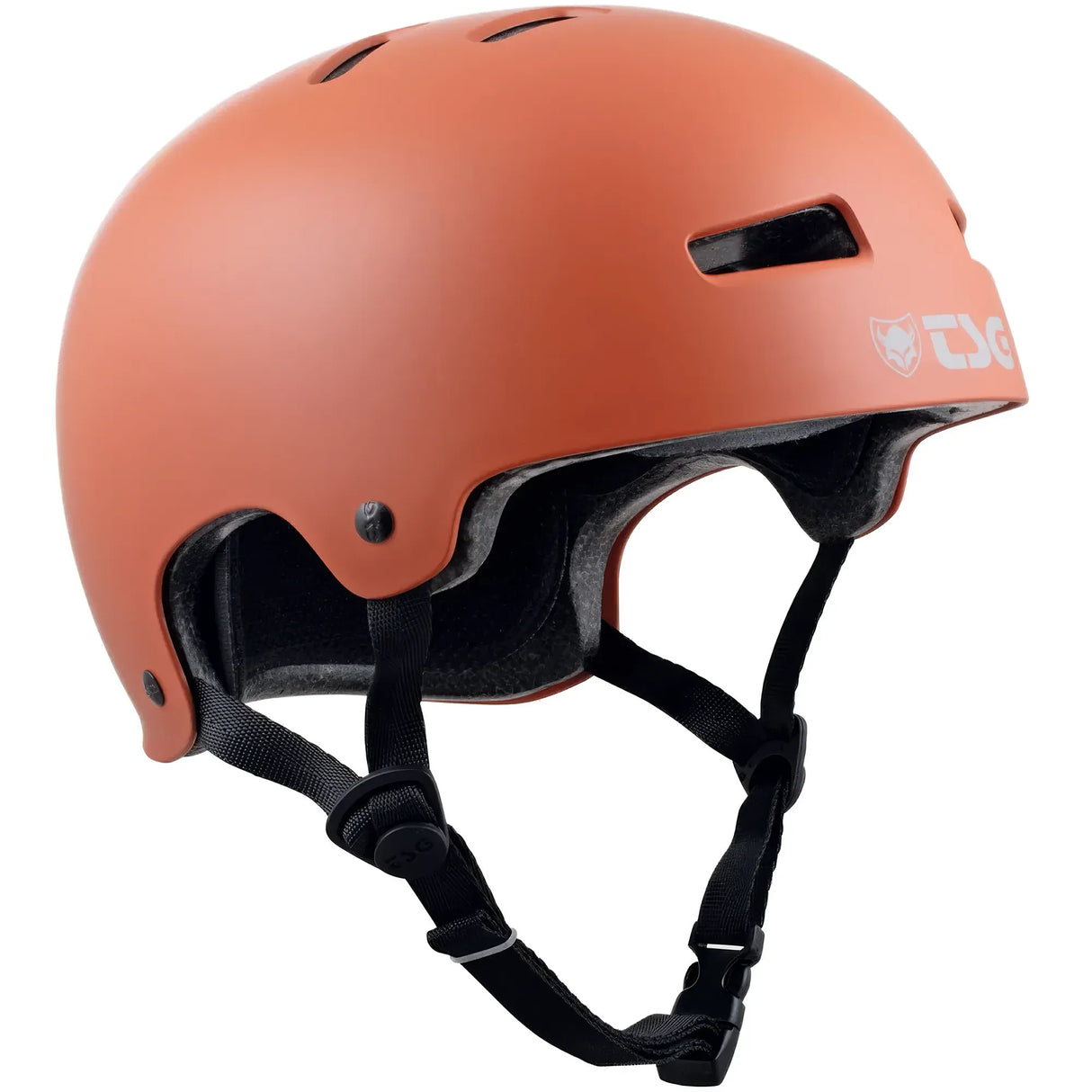 TSG Evolution Solid Color – Satin Redwood – Rot-Orange – Stunt Helm