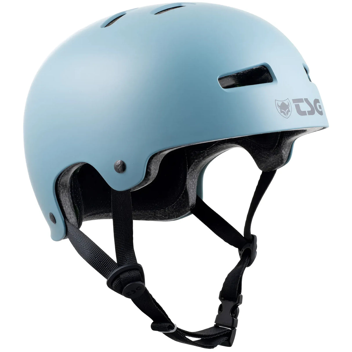 TSG Evolution Solid Color – Satin Storm Blue – Skatehelm – SkaMiDan