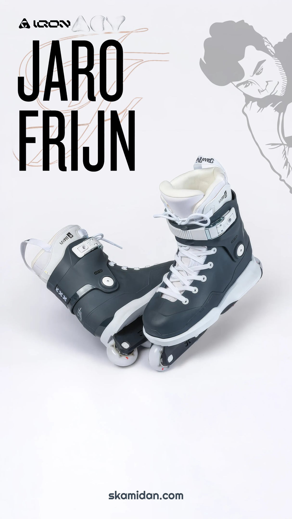 SKA10111 IQON ACT AG Jaro Frijn Pro 60mm 88A – Dunkelblau-Weiß | Flat Setup & Rockerbar | UFS+ Mounting | Aggressive Inlineskates Aggressive Skates Stunt Skates Disroyal Icon Iqon Mesmer Rollerblading Aggressive Inline Best Aggressive Skates 2021 Top Stunt Skates USD Aeon Skates USD Aeon 60 Inliner Rollerblading Blading Inline skate school rollerblading inlne skating school and skate shop Weil am Rhein SkaMiDan Lörrach Freiburg Basel Deutschland Germany