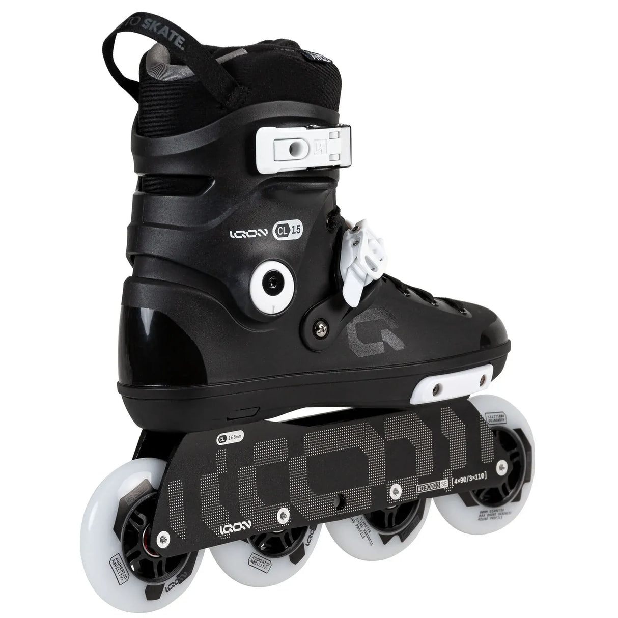 SKA10606 IQON CL 15 Black 4x90mm | Optional 3x110mm | 165mm Dual Point Mounting | Urban Inlineskates Urban Inlineskate Freestyle Skates Fitness Inlineskates Inlineskates Sport Inline Skates Rollerblades Urban Inline Skating Urban Inline Skating Freeskates Trainng Skates Strecken Skates Trinity Skates Einsteiger Beginner Inlineskates Inliner Fitness Inliner City Skates Fitness Inliner Sport Skates Sport Inliner Rollerblades Rollerblading Lörrach Freiburg Basel Inliner Skateschule und Skateshop Weil am Rhein 