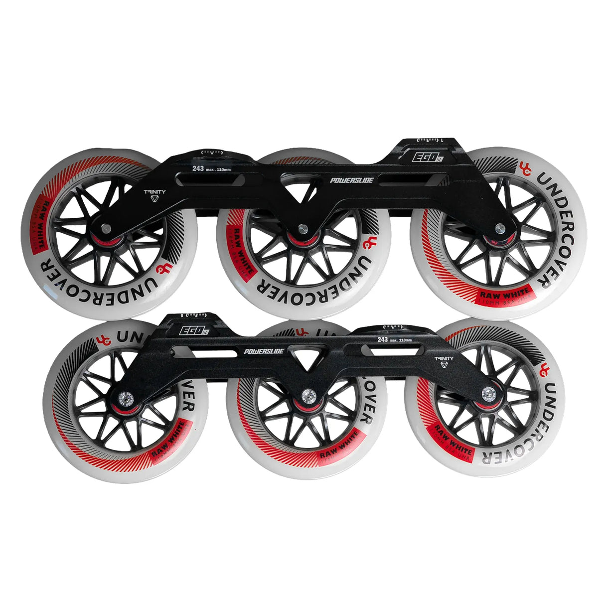 SKA110385 POWERSLIDE Ego SL Frame 243mm + 3×110mm 85a Undercover Wheels | Black | Urban Inline Skating | UFS Antirocker Rahmen | Aggressive Inline Skating Inline Skating | Urban Inline Skating Frames Rahmen für inline Skates Frames for inline Skating Urban Inline Skating Frames Inliner Rahmen für das urbane Gelände Lörrach Freiburg Basel Inliner Skateschule und Skateshop Weil am Rhein SkaMiDan Deutschland Germany
