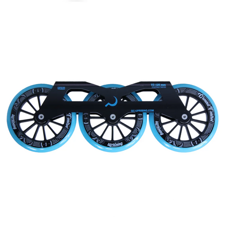 SKA12379/Blue/Complete/255 Ground Control GC TriSkate V3 125mm 85A Frames – Turquoise | 3x 125mm Komplettpaket | UFS Mounting | Urban Inline Rahmen | Fitness & Urban Inline Skating Inline Skating | Urban Inline Skating Frames Rahmen für inline Skates Frames for inline Skating Urban Inline Skating Frames Inliner Rahmen für das urbane Gelände Lörrach Freiburg Basel Inliner Skateschule und Skateshop Weil am Rhein SkaMiDan Deutschland Germany
