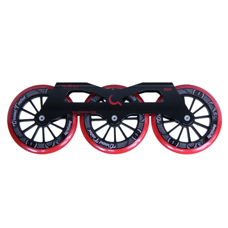 SKA12380/Red/Complete/255 Ground Control GC TriSkate V3 125mm 85A Frames – Red | 3x 125mm Komplettpaket | UFS Mounting | Urban Inline Rahmen | Fitness & Urban Inline Skating Inline Skating | Urban Inline Skating Frames Rahmen für inline Skates Frames for inline Skating Urban Inline Skating Frames Inliner Rahmen für das urbane Gelände Lörrach Freiburg Basel Inliner Skateschule und Skateshop Weil am Rhein SkaMiDan Deutschland Germany
