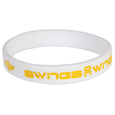 SKA200654/White SWINGS Bracelet – weiß White | Armband für das Inline Skating | Street Wear T-Shirts Hoodies Shorts Pants Lörrach Freiburg Basel Inliner Skateschule und Skateshop Weil am Rhein SkaMiDan Deutschland Germany
