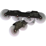 SKA24385 POWERSLIDE Nova Frame 4x80mm 243mm + Undercover Wheels 4×80mm 85a | Schwarz | Urban Inline Skating | Urban Inline Skating Frames Rahmen für inline Skates Frames for inline Skating Urban Inline Skating Frames Inliner Rahmen für das urbane Gelände Lörrach Freiburg Basel Inliner Skateschule und Skateshop Weil am Rhein SkaMiDan Deutschland Germany
