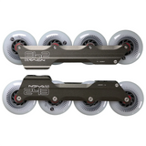 SKA2438880 POWERSLIDE Nova Frame 4x80mm 243mm + Spinner Wheels 4×80mm 88a | Dunkelgrau | Urban Inline Skating Inline Skating Rollerblading Inlineskaterollen Skating Wheels for Rollerblader  Rollen für Inlineskater Lörrach Freiburg Basel Inliner Richtige Größe right Size for Rollerblades Langhaltende Inlineskaterollen Longlasting Wheels for Rollerblading Skateschule und Skateshop Weil am Rhein SkaMiDan Deutschland Germany
