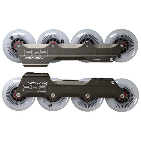 SKA2438880 POWERSLIDE Nova Frame 4x80mm 243mm + Spinner Wheels 4×80mm 88a | Dunkelgrau | Urban Inline Skating Inline Skating Rollerblading Inlineskaterollen Skating Wheels for Rollerblader  Rollen für Inlineskater Lörrach Freiburg Basel Inliner Richtige Größe right Size for Rollerblades Langhaltende Inlineskaterollen Longlasting Wheels for Rollerblading Skateschule und Skateshop Weil am Rhein SkaMiDan Deutschland Germany
