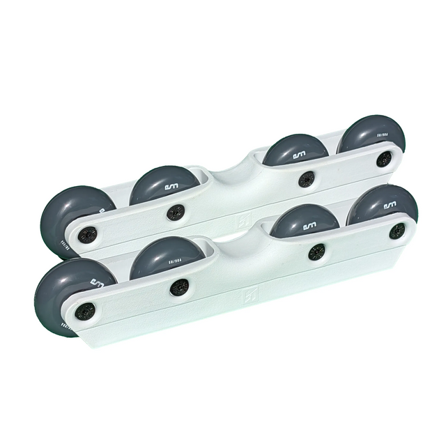 SKA2455890 Kizer Fluid V Frame Komplettpaket 4x58mm Farmer Pro Wheels 90A  | Weiß | Aggressive Inline Skating | Fitness & Urban Inline Skating Inline Skating | Urban Inline Skating Frames Rahmen für inline Skates Frames for inline Skating Urban Inline Skating Frames Inliner Rahmen für das urbane Gelände Lörrach Freiburg Basel Inliner Skateschule und Skateshop Weil am Rhein SkaMiDan Deutschland Germany
