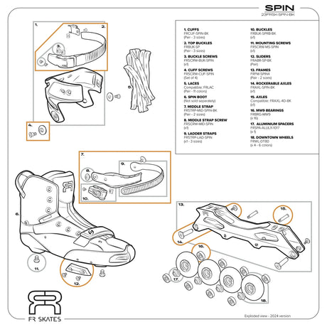 SKA25FRSK-SPIN-WH FR Skates FR Spin – White 2025 Edition | 165mm Dual Point Mounting | Slalom Skates | Urban & Freestyle Inlineskates Freeskates inline trick skaten Urban Inlineskates Freestyle Inlineskates Free Skates Slalom Skates Freestyle Inlineskates Freestyle Rollerblades Slalom Blades Urban Inlineskates Freeskates Fitness Inlineskates Inlineskates Sport Inline Skates Rollerblades Urban Inline Skating Urban Inline Skating Freeskates Trainng Skates Strecken Skates Trinity Skates Einsteiger Beginner Inl