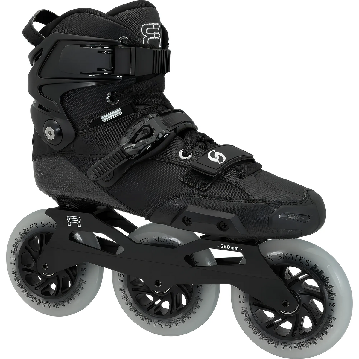SKA25FRSK-SPIN310-BK FR Skates FR Spin 310 – Black | 165mm Dual Point Mounting | Slalom Skates | Marathon, Fitness & Urban Inlineskates freeskates free skate freeride city skates inliner rollerblades hardboot hardshell hartschalen skate skamidan weil am rhein deutschland lörrach freiburg basel skamidan skateshop