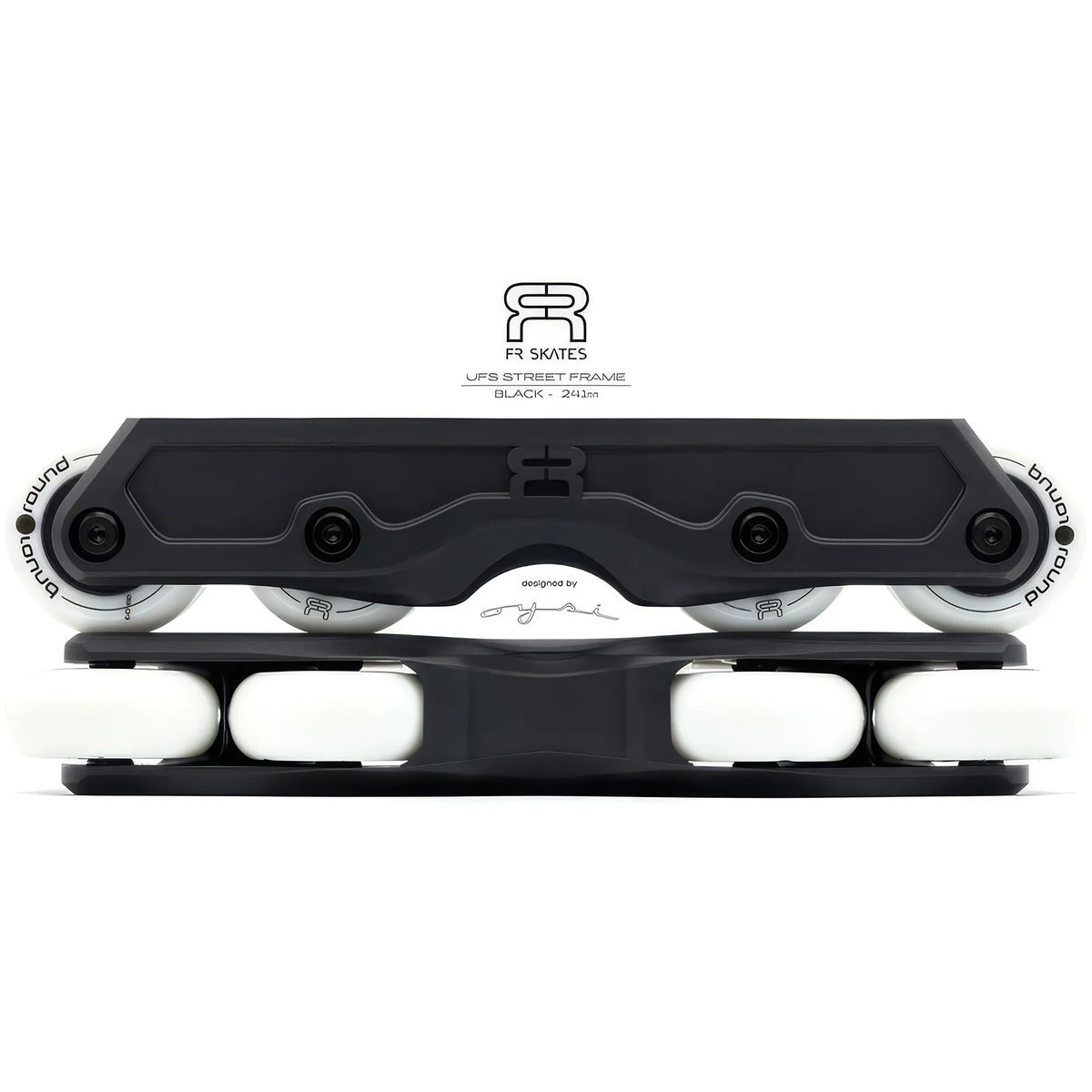 SKA26FRFM-UFRST-241-BK FR Skates FR UFS Street Frames V2 – Schwarz | 4x 60mm | UFS Mounting | Aggressive Inline Flat Rahmen Inline Skating Rollerblading Inlineskaterollen Skating Wheels for Rollerblader  Rollen für Inlineskater Lörrach Freiburg Basel Inliner Richtige Größe right Size for Rollerblades Langhaltende Inlineskaterollen Longlasting Wheels for Rollerblading Skateschule und Skateshop Weil am Rhein SkaMiDan Deutschland Germany
