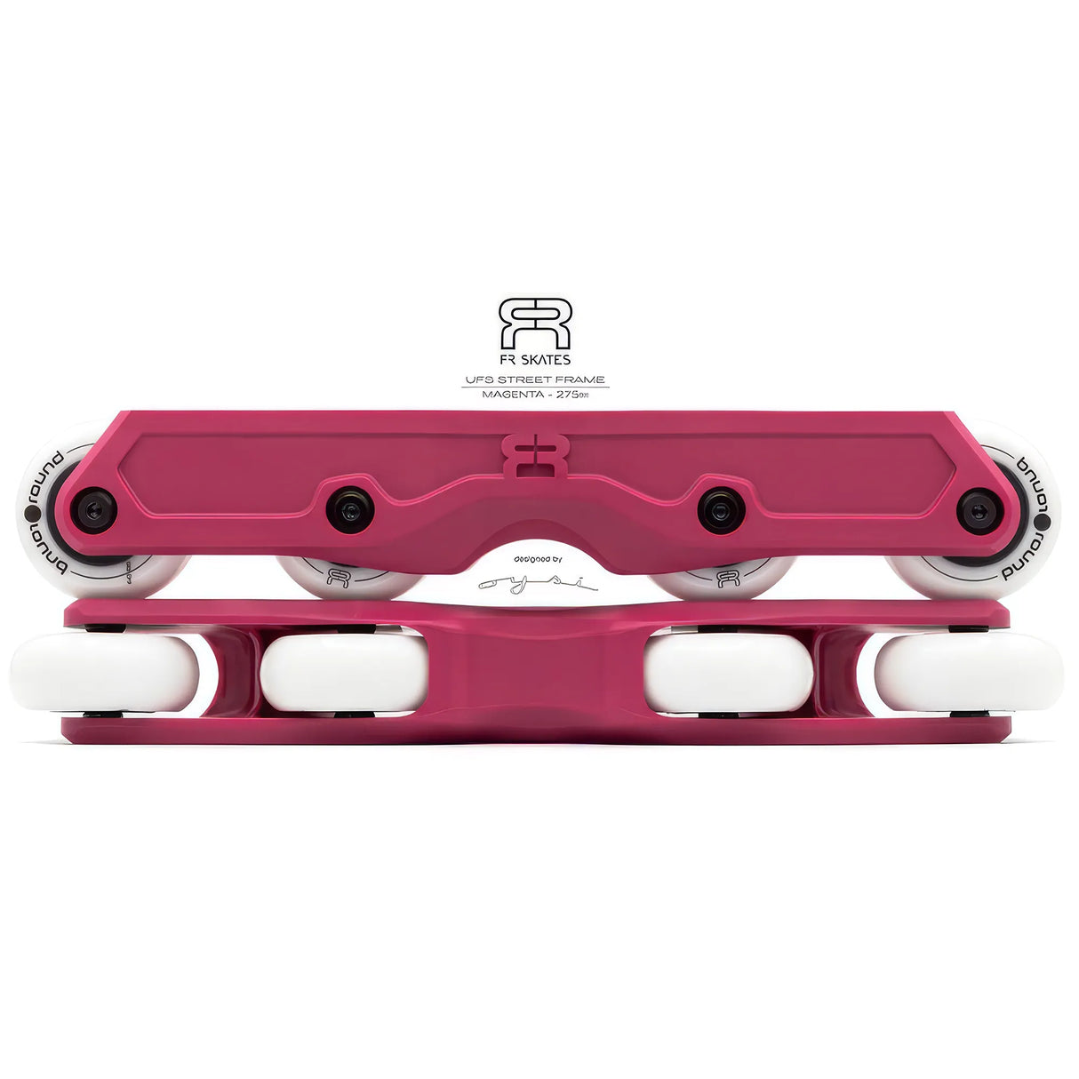 SKA26FRFM-UFRST-260-MA FR Skates FR UFS Street Frames V2 – Magenta | 4x 60mm | UFS Mounting | Aggressive Inline Flat Rahmen Inline Skating Rollerblading Inlineskaterollen Skating Wheels for Rollerblader  Rollen für Inlineskater Lörrach Freiburg Basel Inliner Richtige Größe right Size for Rollerblades Langhaltende Inlineskaterollen Longlasting Wheels for Rollerblading Skateschule und Skateshop Weil am Rhein SkaMiDan Deutschland Germany
