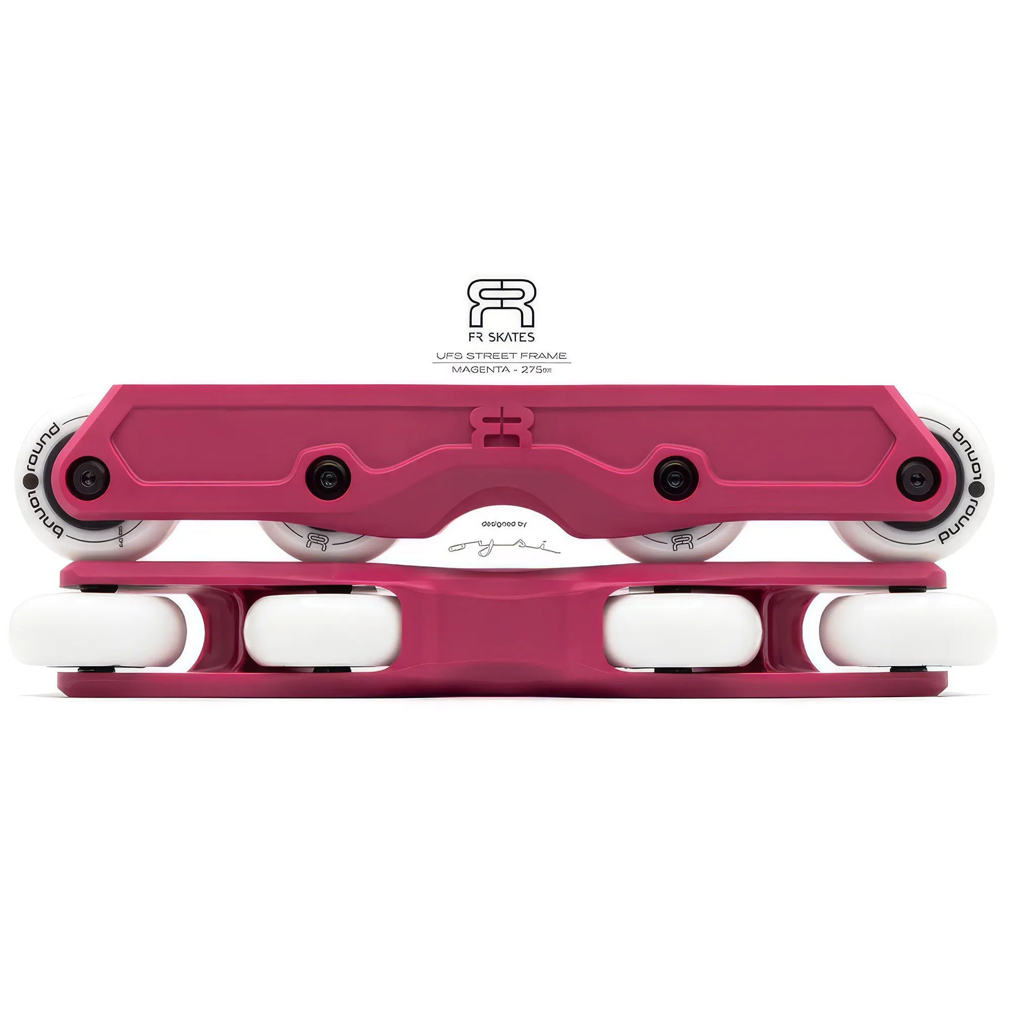 SKA26FRFM-UFRST-260-MA FR Skates FR UFS Street Frames V2 – Magenta | 4x 60mm | UFS Mounting | Aggressive Inline Flat Rahmen Inline Skating Rollerblading Inlineskaterollen Skating Wheels for Rollerblader  Rollen für Inlineskater Lörrach Freiburg Basel Inliner Richtige Größe right Size for Rollerblades Langhaltende Inlineskaterollen Longlasting Wheels for Rollerblading Skateschule und Skateshop Weil am Rhein SkaMiDan Deutschland Germany
