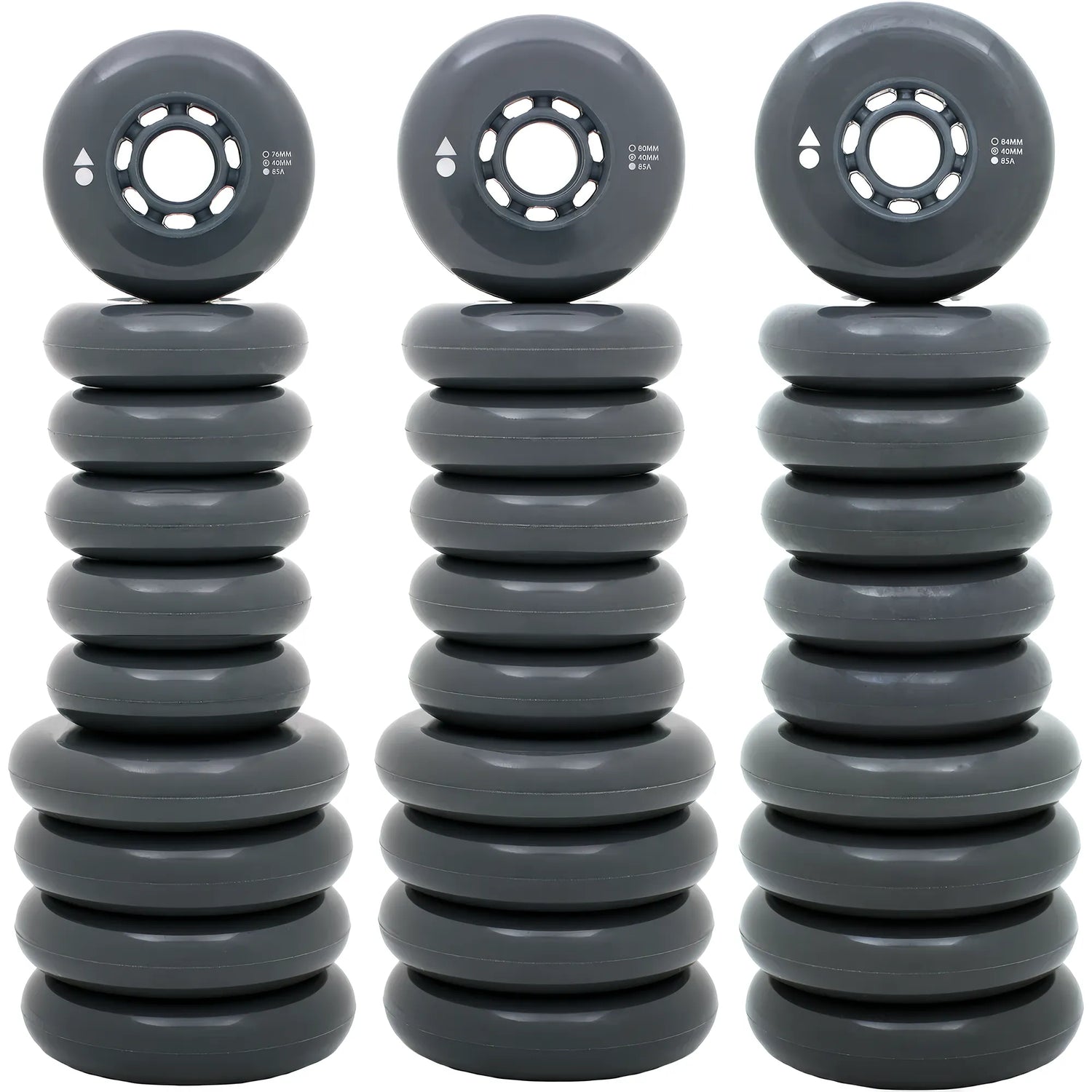 SKA26WIWL-AD1008485-GY-GY WIZARD Advanced Wheels 2nd Gen – Wizard Advanced Rollen – 76, 80, 84 & 100mm – 85A | Wizard Inline Skating Rollen wheels Räder Inliner Freeride Wheels Rollerblading Downhill Inline Skating Skateschule Skateshop Weil am Rhein SkaMiDan Lörrach Freiburg Basel Deutschland Germany