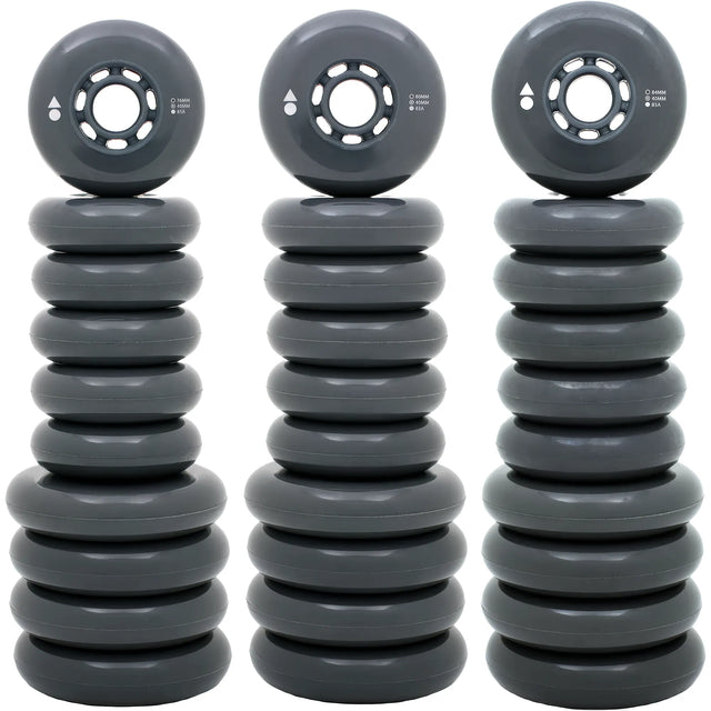 SKA26WIWL-AD1008485-GY-GY WIZARD Advanced Wheels 2nd Gen – Wizard Advanced Rollen – 76, 80, 84 & 100mm – 85A | Wizard Inline Skating Rollen wheels Räder Inliner Freeride Wheels Rollerblading Downhill Inline Skating Skateschule Skateshop Weil am Rhein SkaMiDan Lörrach Freiburg Basel Deutschland Germany