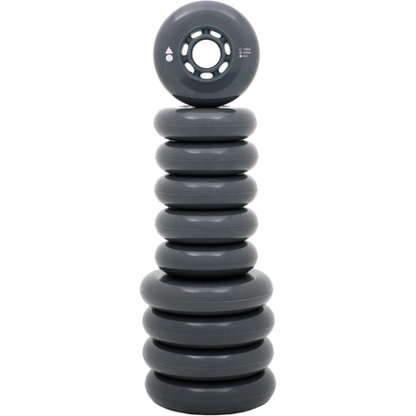 SKA26WIWL-AD1008485-GY-GY WIZARD Advanced Wheels 2nd Gen – Wizard Advanced Rollen – 76, 80, 84 & 100mm – 85A | Wizard Inline Skating Rollen wheels Räder Inliner Freeride Wheels Rollerblading Downhill Inline Skating Skateschule Skateshop Weil am Rhein SkaMiDan Lörrach Freiburg Basel Deutschland Germany