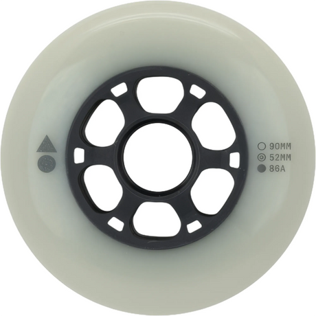 SKA26WIWL-NR9086-GY-GY WIZARD NR Wheels 2nd Gen – Natural Rocker Rollen – 90, 95, 100, 105 & 110mm – 86A | Wizard Inline Skating Rollen wheels Räder Inliner Freeride Wheels Rollerblading Downhill Inline Skating Skateschule Skateshop Weil am Rhein SkaMiDan Lörrach Freiburg Basel Deutschland Germany