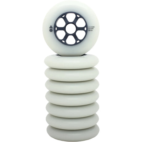 SKA26WIWL-NR9086-GY-GY WIZARD NR Wheels 2nd Gen – Natural Rocker Rollen – 90, 95, 100, 105 & 110mm – 86A | Wizard Inline Skating Rollen wheels Räder Inliner Freeride Wheels Rollerblading Downhill Inline Skating Skateschule Skateshop Weil am Rhein SkaMiDan Lörrach Freiburg Basel Deutschland Germany