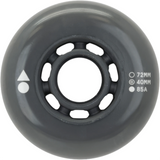 SKA26WIWL-PR7285-GY-GY WIZARD PR Wheels 2nd Gen – Progressive Rocker Rollen – 72mm, 76mm, 80mm & 84mm – 85A | Wizard Inline Skating Rollen wheels Räder Inliner Freeride Wheels Rollerblading Downhill Inline Skating Skateschule Skateshop Weil am Rhein SkaMiDan Lörrach Freiburg Basel Deutschland Germany