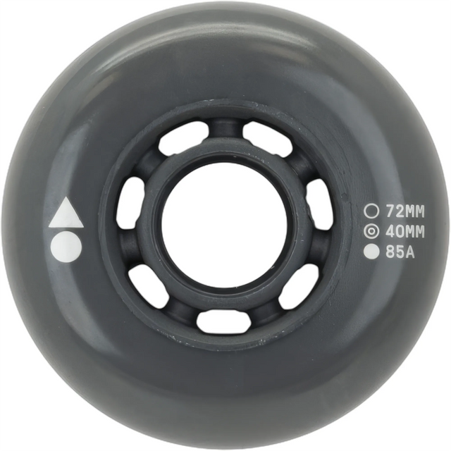 SKA26WIWL-PR7285-GY-GY WIZARD PR Wheels 2nd Gen – Progressive Rocker Rollen – 72mm, 76mm, 80mm & 84mm – 85A | Wizard Inline Skating Rollen wheels Räder Inliner Freeride Wheels Rollerblading Downhill Inline Skating Skateschule Skateshop Weil am Rhein SkaMiDan Lörrach Freiburg Basel Deutschland Germany