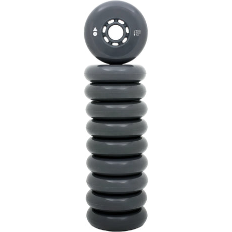 SKA26WIWL-PR7285-GY-GY WIZARD PR Wheels 2nd Gen – Progressive Rocker Rollen – 72mm, 76mm, 80mm & 84mm – 85A | Wizard Inline Skating Rollen wheels Räder Inliner Freeride Wheels Rollerblading Downhill Inline Skating Skateschule Skateshop Weil am Rhein SkaMiDan Lörrach Freiburg Basel Deutschland Germany