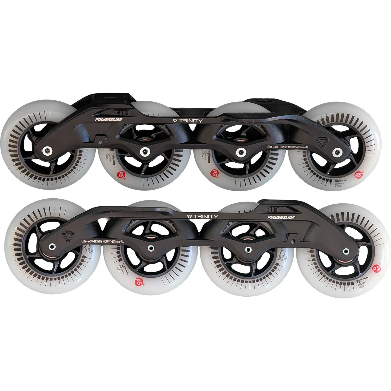 SKA27588 POWERSLIDE Trinity Elite Casted AL RTR – Spinner 4× 90 mm 275mm – Wicked ABEC 9 | Trinity Mounting | Fitness & Urban Inline Skating Rahmen für inline Skates Frames for inline Skating Urban Inline Skating Frames Inliner Rahmen für das urbane Gelände Lörrach Freiburg Basel Inliner Skateschule und Skateshop Weil am Rhein SkaMiDan Deutschland Germany
