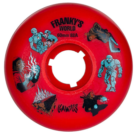 SKA30020/4-Pack GAWDS Franky Morales Pro 60 Wheels – Rot | 60mm 88A Rund | Aggressive Inline Rollen Leuchtrollen für das Inline Skating Inline Skating Rollerblading Inlineskaterollen Skating Wheels for Rollerblader  Rollen für Inlineskater Lörrach Freiburg Basel Inliner Richtige Größe right Size for Rollerblades Langhaltende Inlineskaterollen Longlasting Wheels for Rollerblading Skateschule und Skateshop Weil am Rhein SkaMiDan Deutschland Germany
