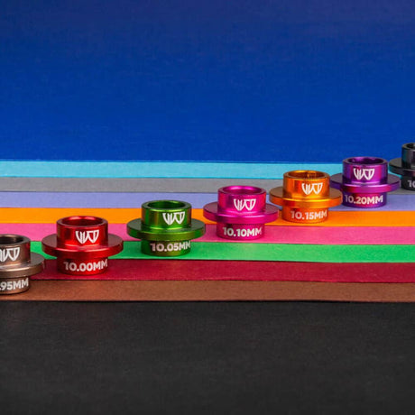 SKA310100 WICKED Precision spacer kit Spacer Box 9,90mm bis 10,35mm| Typ 608 | 80-PackAdjustable AL Spacer 8mm Anpassbare Aluminium-Spacer Inline Skating Rollerblading Blading Abstandshalter Distanzscheiben Undercover Spacer Wheel Spacer Rollen Spacer Kugellager Spacer Stunt Skating Spacer Inline Skating Inliner Skateschule und Skateshop Weil am Rhein SkaMiDan Lörrach Freiburg Basel Deutschland Germany