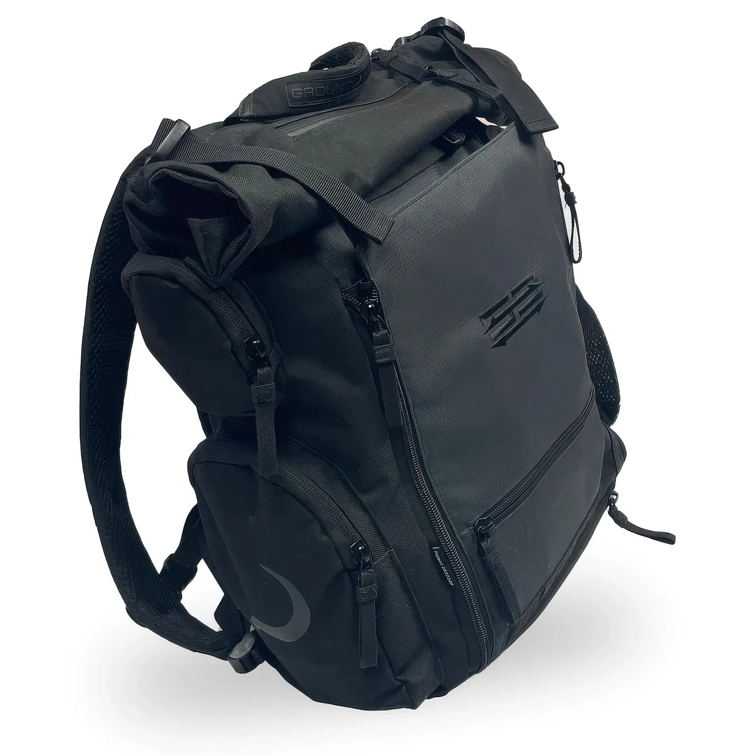 SKA40-BPG GROUND CONTROL GC Rolltop Backpack – Schwarz | Skaterucksack mit Halterungen für Inlineskates – Optimal für Aggressive Skates | Inline Skating Fitness Inline Skating Urban Inline Skating | Aggressive inline Skating | Lörrach Freiburg Basel Inliner Skateschule und Skateshop Weil am Rhein SkaMiDan Deutschland Germany
