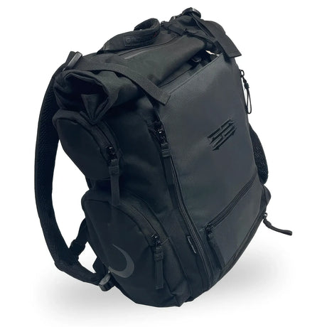 SKA40-BPG GROUND CONTROL GC Rolltop Backpack – Schwarz | Skaterucksack mit Halterungen für Inlineskates – Optimal für Aggressive Skates | Inline Skating Fitness Inline Skating Urban Inline Skating | Aggressive inline Skating | Lörrach Freiburg Basel Inliner Skateschule und Skateshop Weil am Rhein SkaMiDan Deutschland Germany
