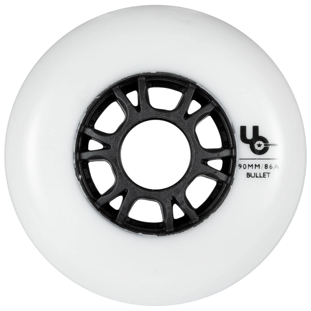 SKA406268/Piece UNDERCOVER Blank Team Wheels 90mm 86A | White | Urban Inline Rollen  Urban & Freestyle Inline Rollen Aggressive Inline Rollen | Fitness Inline Rollen für Inliner Stuntrollen Rollerblades Rollerblading Aggressive Inline Skating Aggressive Inline Skating Rollerblading Blading Inline Skating Inliner Skateschule und Skateshop Weil am Rhein SkaMiDan Lörrach Freiburg Basel Deutschland Germany
