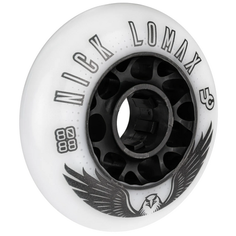 SKA406367 UNDERCOVER Nick Lomax Pro Wheels – 80mm 88A – Weiß-Schwarz | Undercover Rollen | Fitness, Freestyle & Urban Inline Rollen Inliner Freeride Wheels Rollerblading Downhill Inline Skating Skateschule Skateshop Weil am Rhein SkaMiDan Lörrach Freiburg Basel Deutschland Germany
