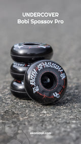 SKA406369 UNDERCOVER Bobi Spassov Pro Wheels – 60mm 90A – Schwarz-Rot | Undercover Rollen | Aggressive Inline Rollen Aggressive Wheels Inline Rollen Aggressive Inline Rollen Stuntrollen Rollerblades Rollerblading Aggressive Inline Skating Blading Inliner Skateschule Skateshop Weil am Rhein SkaMiDan Lörrach Freiburg Basel Deutschland Germany