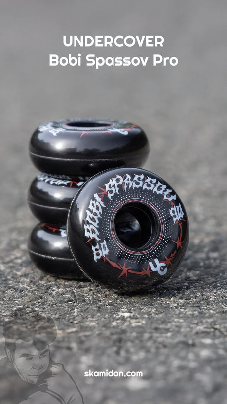 SKA406369 UNDERCOVER Bobi Spassov Pro Wheels – 60mm 90A – Schwarz-Rot | Undercover Rollen | Aggressive Inline Rollen Aggressive Wheels Inline Rollen Aggressive Inline Rollen Stuntrollen Rollerblades Rollerblading Aggressive Inline Skating Blading Inliner Skateschule Skateshop Weil am Rhein SkaMiDan Lörrach Freiburg Basel Deutschland Germany