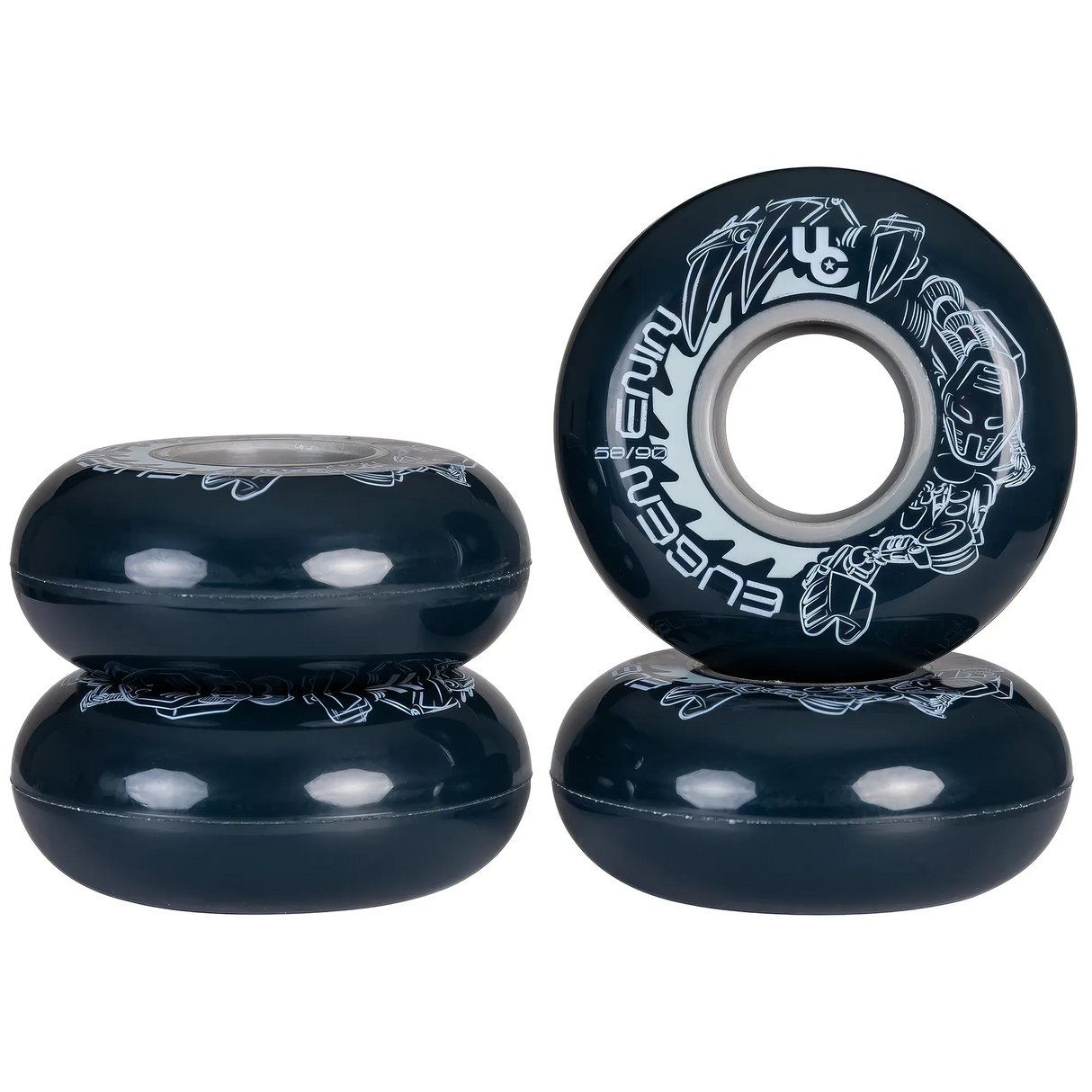 SKA406371 UNDERCOVER Eugen Enin Pro Wheels – 58mm 90A – Dunkelgrau | Undercover Rollen | Aggressive Inline Rollen Aggressive Wheels Inline Rollen Aggressive Inline Rollen Stuntrollen Rollerblades Rollerblading Aggressive Inline Skating Blading Inliner Skateschule Skateshop Weil am Rhein SkaMiDan Lörrach Freiburg Basel Deutschland Germany