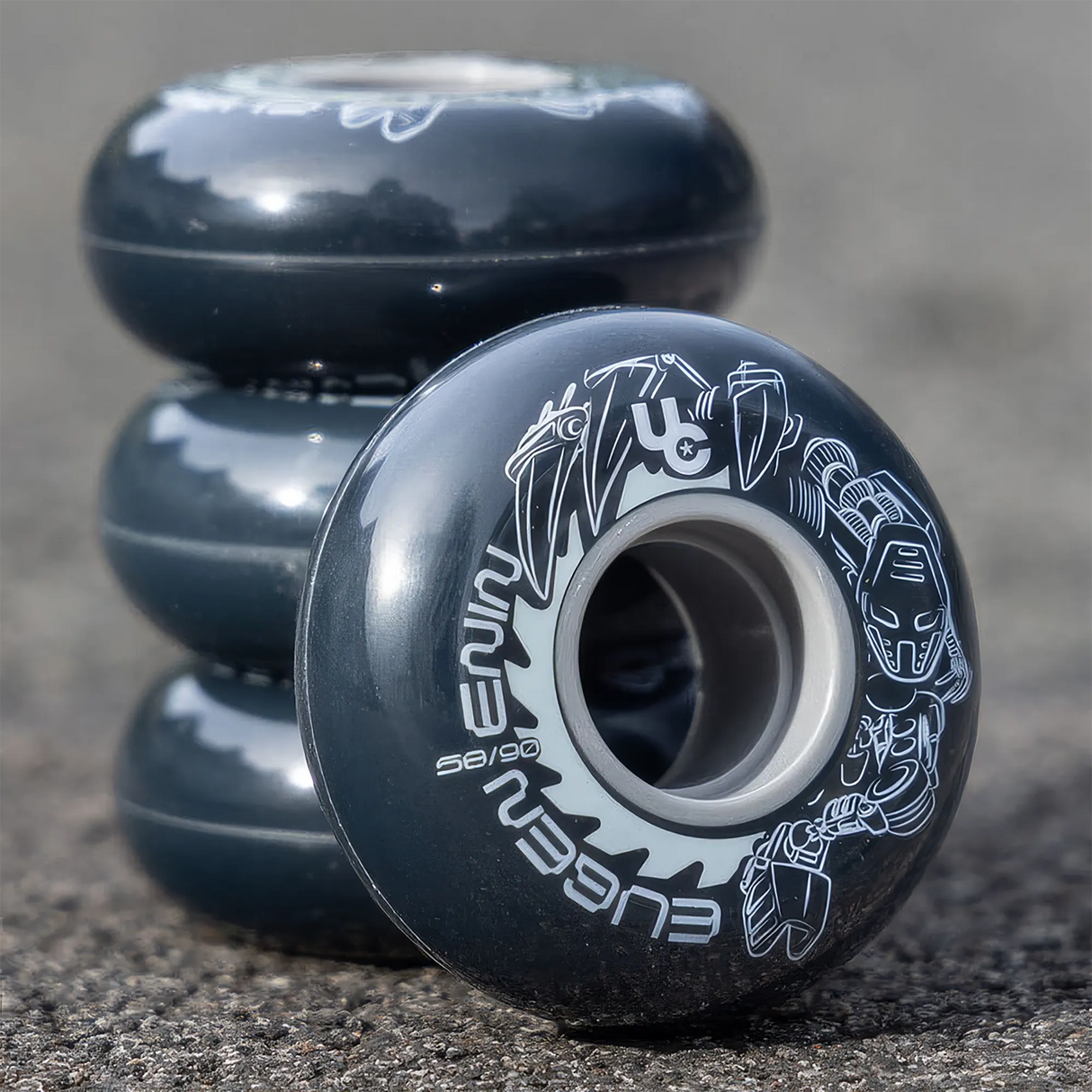 SKA406371 UNDERCOVER Eugen Enin Pro Wheels – 58mm 90A – Dunkelgrau | Undercover Rollen | Aggressive Inline Rollen Aggressive Wheels Inline Rollen Aggressive Inline Rollen Stuntrollen Rollerblades Rollerblading Aggressive Inline Skating Blading Inliner Skateschule Skateshop Weil am Rhein SkaMiDan Lörrach Freiburg Basel Deutschland Germany