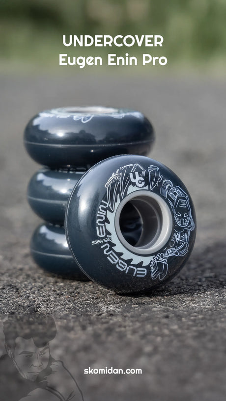 SKA406371 UNDERCOVER Eugen Enin Pro Wheels – 58mm 90A – Dunkelgrau | Undercover Rollen | Aggressive Inline Rollen Aggressive Wheels Inline Rollen Aggressive Inline Rollen Stuntrollen Rollerblades Rollerblading Aggressive Inline Skating Blading Inliner Skateschule Skateshop Weil am Rhein SkaMiDan Lörrach Freiburg Basel Deutschland Germany
