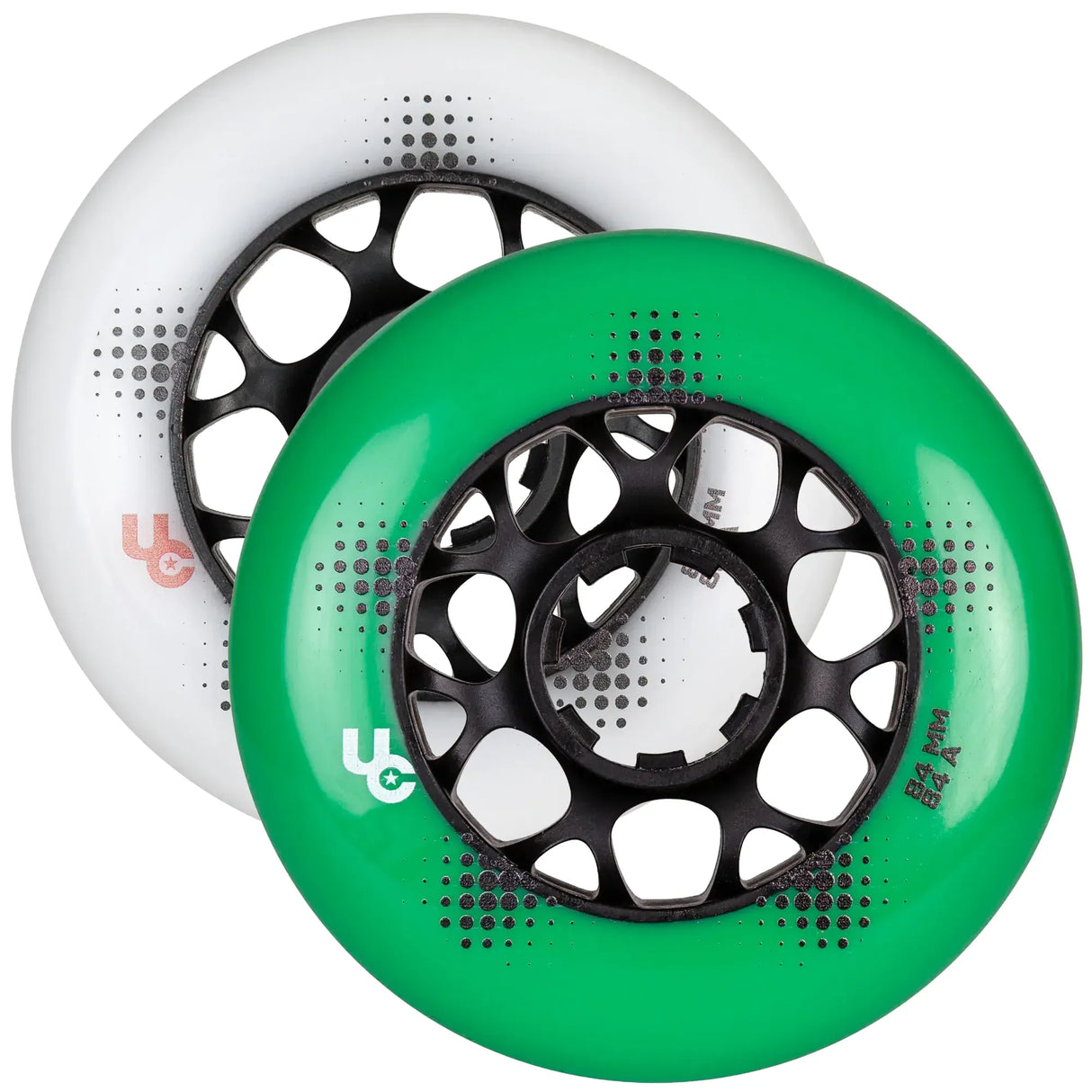 SKA406417 UNDERCOVER Team Pro 84mm 88A Wheels – verschiedene Farben | Made in Germany | Performance Fitness & Urban Inline Rollen Grüne Rollen Green wheels Räder Inliner Freeride Wheels Rollerblading Downhill Inline Skating Skateschule Skateshop Weil am Rhein SkaMiDan Lörrach Freiburg Basel Deutschland Germany