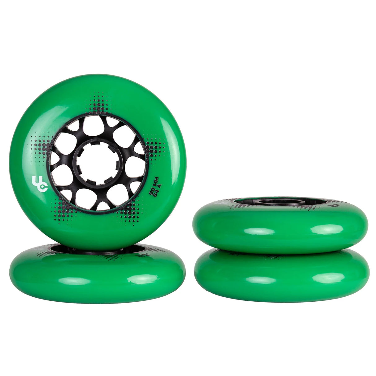 SKA406419 UNDERCOVER Team Pro 90mm 88A Wheels – verschiedene Farben | Made in Germany | Performance Fitness & Urban Inline Rollen Grüne Rollen Green wheels Räder Inliner Freeride Wheels Rollerblading Downhill Inline Skating Skateschule Skateshop Weil am Rhein SkaMiDan Lörrach Freiburg Basel Deutschland Germany