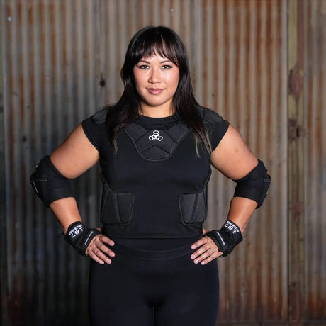 SKA5011 TRIPLE EIGHT Bash Guard | Oberkörper-Protektor | Schutz für das Roller Derby, Aggressive Inline & Park Skating | Schützer Für das Fitness Inline Skating | Fitness Skating Protektors | Schoner für Inline Skater | Protektion for Inline Skater | Knee Pads | Knieschützer | Knieschoner | Elbow Pads | Ellenbogen Protektoren | Lörrach Freiburg Basel Inliner Skateschule und Skateshop Weil am Rhein SkaMiDan Deutschland Germany
