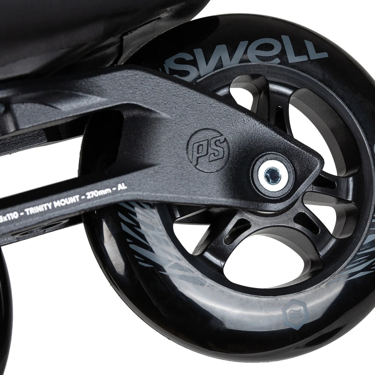 SKA510038 POWERSLIDE Swell 110 Triple Black | Trinity Mounting | Performance Fitness Inlineskates Freeskates Trainng Skates Strecken Skates Trinity Skates Einsteiger Beginner Inlineskates Inliner Fitness Inliner City Skates Fitness Inliner Sport Skates Sport Inliner Rollerblades Rollerblading Lörrach Freiburg Basel Inliner Skateschule und Skateshop Weil am Rhein SkaMiDan Deutschland Germany