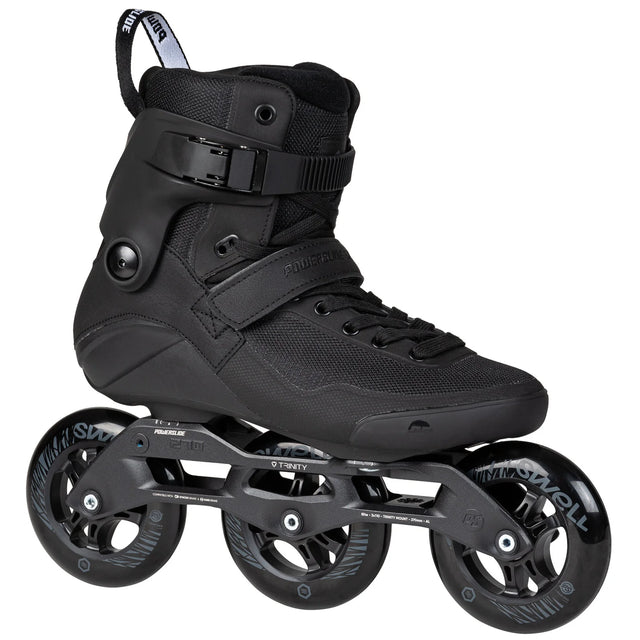 SKA510038 POWERSLIDE Swell 110 Triple Black | Trinity Mounting | Performance Fitness Inlineskates Freeskates Trainng Skates Strecken Skates Trinity Skates Einsteiger Beginner Inlineskates Inliner Fitness Inliner City Skates Fitness Inliner Sport Skates Sport Inliner Rollerblades Rollerblading Lörrach Freiburg Basel Inliner Skateschule und Skateshop Weil am Rhein SkaMiDan Deutschland Germany