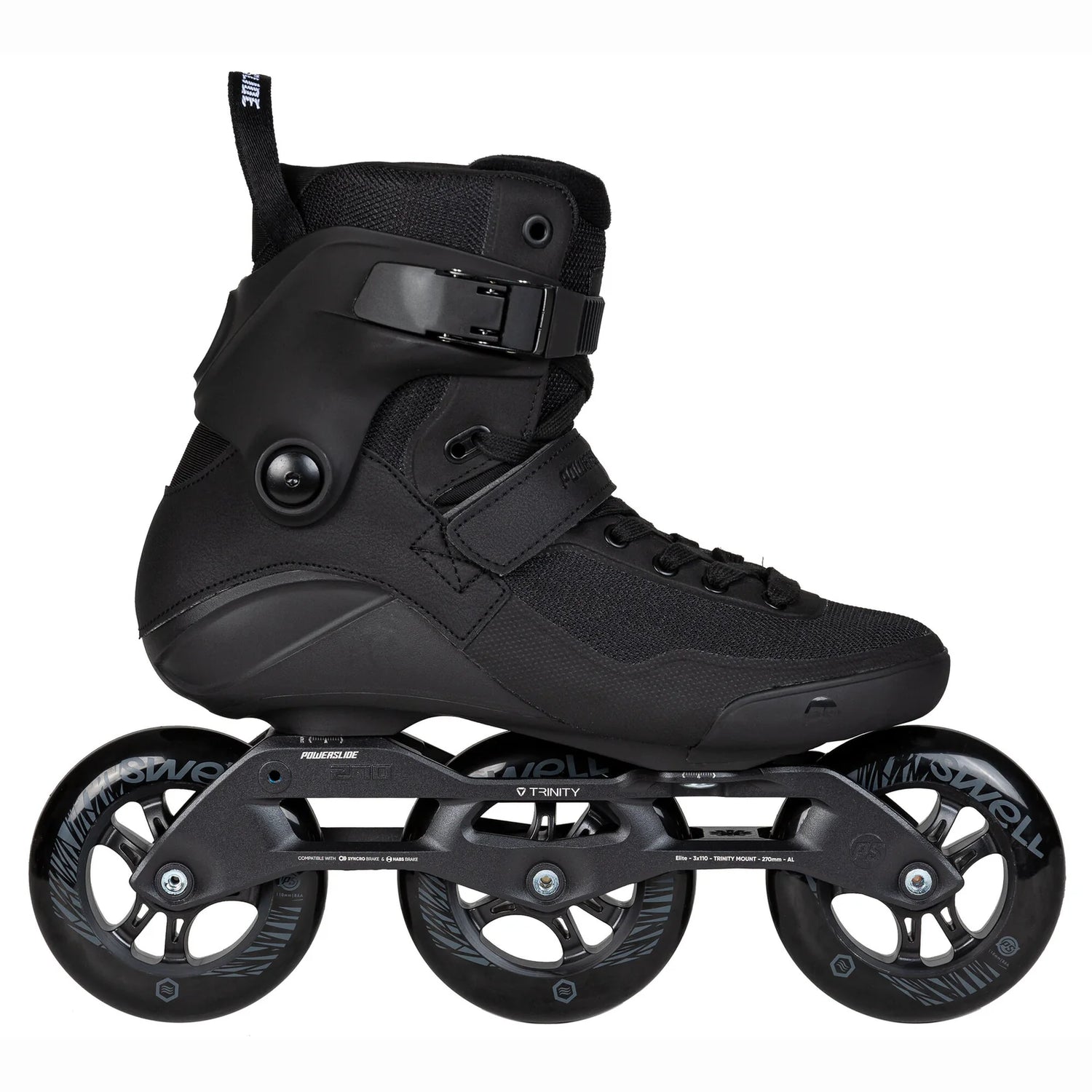 SKA510038 POWERSLIDE Swell 110 Triple Black | Trinity Mounting | Performance Fitness Inlineskates Freeskates Trainng Skates Strecken Skates Trinity Skates Einsteiger Beginner Inlineskates Inliner Fitness Inliner City Skates Fitness Inliner Sport Skates Sport Inliner Rollerblades Rollerblading Lörrach Freiburg Basel Inliner Skateschule und Skateshop Weil am Rhein SkaMiDan Deutschland Germany