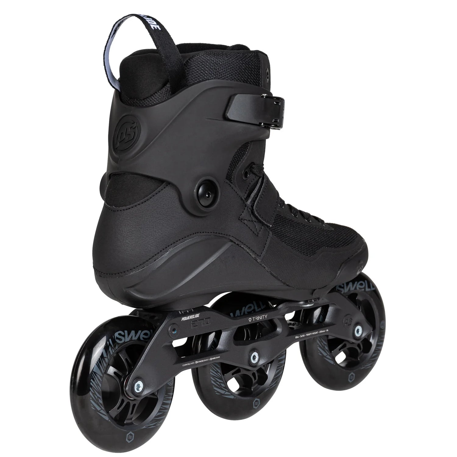 SKA510038 POWERSLIDE Swell 110 Triple Black | Trinity Mounting | Performance Fitness Inlineskates Freeskates Trainng Skates Strecken Skates Trinity Skates Einsteiger Beginner Inlineskates Inliner Fitness Inliner City Skates Fitness Inliner Sport Skates Sport Inliner Rollerblades Rollerblading Lörrach Freiburg Basel Inliner Skateschule und Skateshop Weil am Rhein SkaMiDan Deutschland Germany