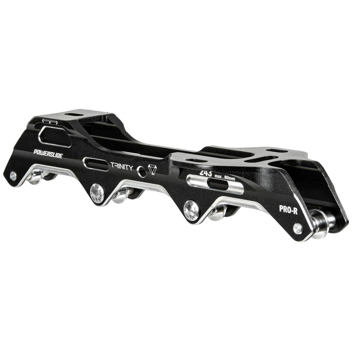 SKA520068 POWERSLIDE Katana Rocker 80 Pro Black – 4× 80mm 243mm | Rocker Rahmen – Flat ∨ Banana Rocker | Trinity Mounting | Inline Freestyle Slalom Skating Rahmen Freestyle Inline Skating Slalom Skating Slalom Schiene Best Freestyle Skate Slalom Skate Powerslide Hardcore Evo Pro 90 2021 Slalom Frame Freestyle Frame Schienen Frames Speed Inline Skating Urban Inlineskates Trinity Trinity X Powerslide Trinity Schienen Trinity Frames Urban Inline Skating Urban Inline Skating Freeskates City Skates Fitness Inlin