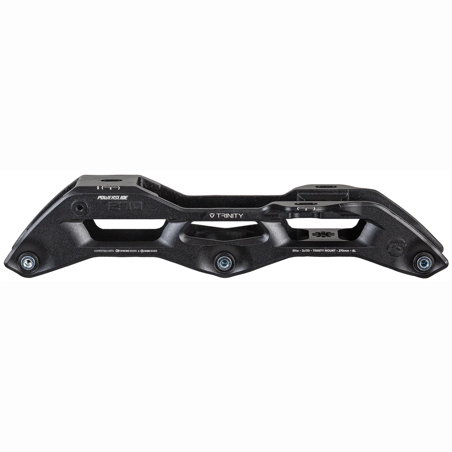 SKA520079/270 POWERSLIDE Elite Cast Syncro AL – 270mm 3x110 – Schwarz | Trinity Mounting | Fitness & Urban Inline Skating | Urban Inline Skating Frames Rahmen für inline Skates Frames for inline Skating Urban Inline Skating Frames Inliner Rahmen für das urbane Gelände Lörrach Freiburg Basel Inliner Skateschule und Skateshop Weil am Rhein SkaMiDan Deutschland Germany

