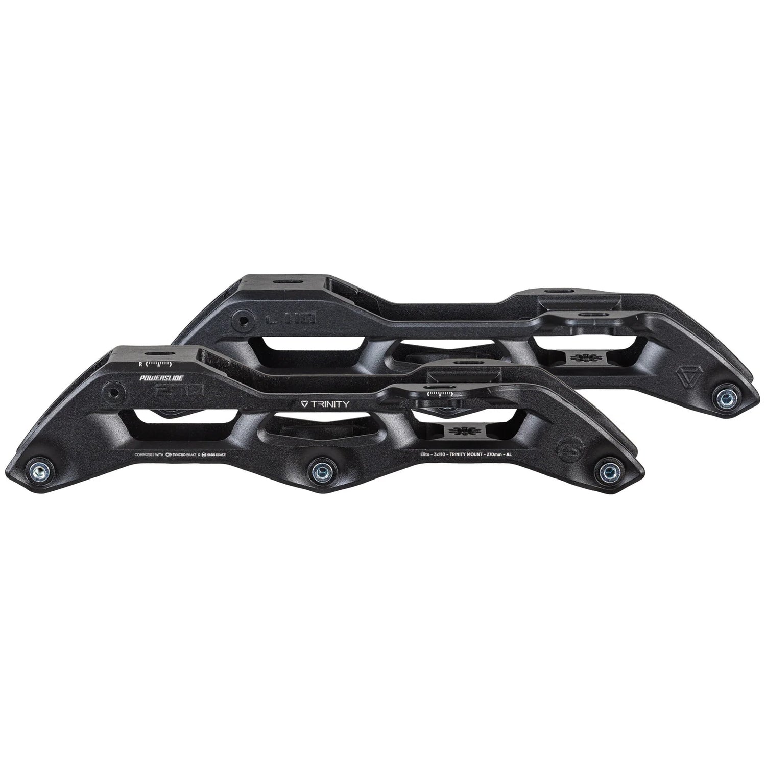 SKA520079/270 POWERSLIDE Elite Cast Syncro AL – 270mm 3x110 – Schwarz | Trinity Mounting | Fitness & Urban Inline Skating | Urban Inline Skating Frames Rahmen für inline Skates Frames for inline Skating Urban Inline Skating Frames Inliner Rahmen für das urbane Gelände Lörrach Freiburg Basel Inliner Skateschule und Skateshop Weil am Rhein SkaMiDan Deutschland Germany

