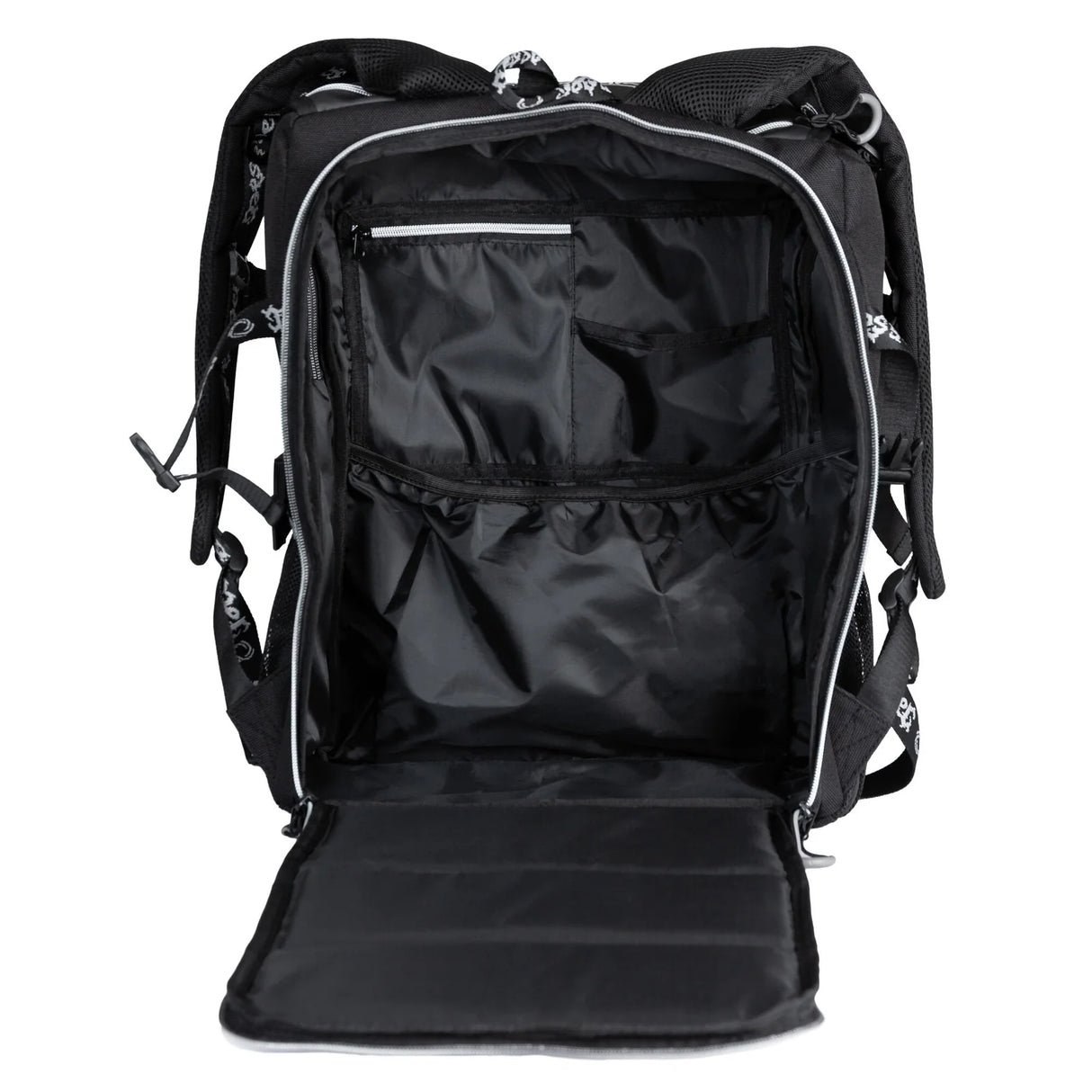 SKA61027 MESMER Crossover Pro Bag – Backpack – Schwarz | Skaterucksack mit Halterungen für Inlineskates + Co. | Zubehör für Inline Skating | Inline Skating Fitness Inline Skating Urban Inline Skating | Aggressive inline Skating | Lörrach Freiburg Basel Inliner Skateschule und Skateshop Weil am Rhein SkaMiDan Deutschland Germany
