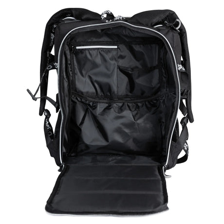 SKA61027 MESMER Crossover Pro Bag – Backpack – Schwarz | Skaterucksack mit Halterungen für Inlineskates + Co. | Zubehör für Inline Skating | Inline Skating Fitness Inline Skating Urban Inline Skating | Aggressive inline Skating | Lörrach Freiburg Basel Inliner Skateschule und Skateshop Weil am Rhein SkaMiDan Deutschland Germany
