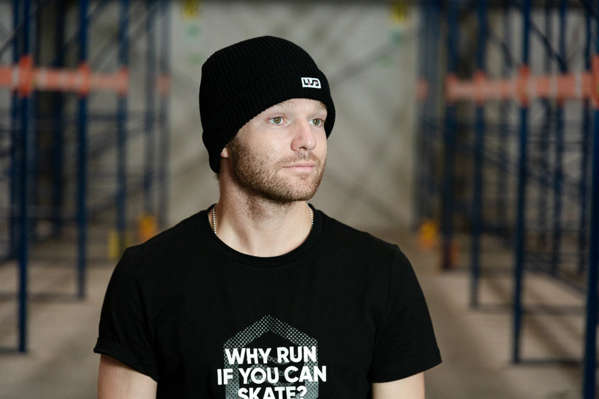 SKA701001 USD Heritage Beanie | Black | Unisex | Clothing | Bekleidung  Inliner Sport Skates Sport Inliner Rollerblades Rollerblading Lörrach Freiburg Basel Inliner Skateschule und Skateshop Weil am Rhein SkaMiDan Deutschland Germany
